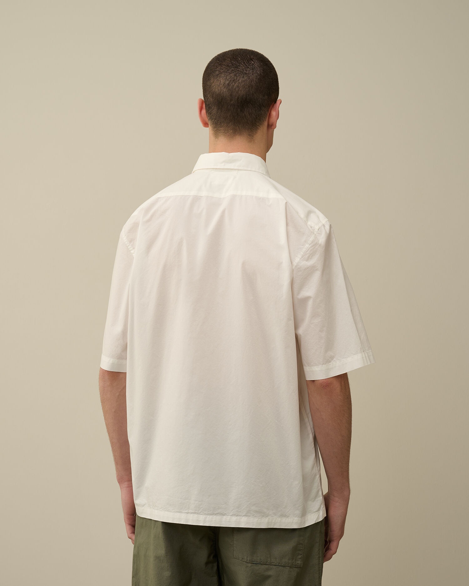 Cotton Popeline Short Sleeved Shirt - 3