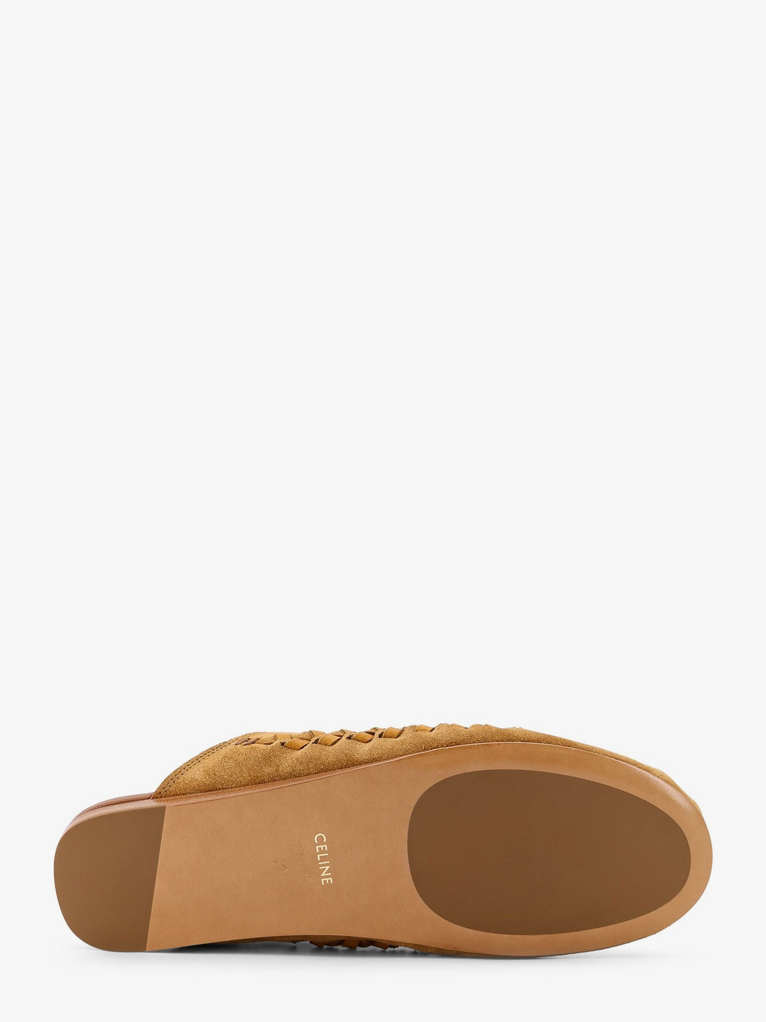 Celine Men Triomphe Mule 05 Suede And Leather Sandals - 4