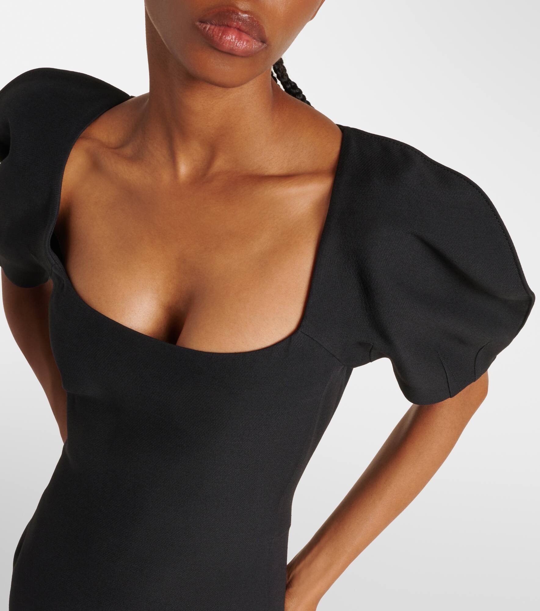 Niahm wool and silk maxi dress - 4