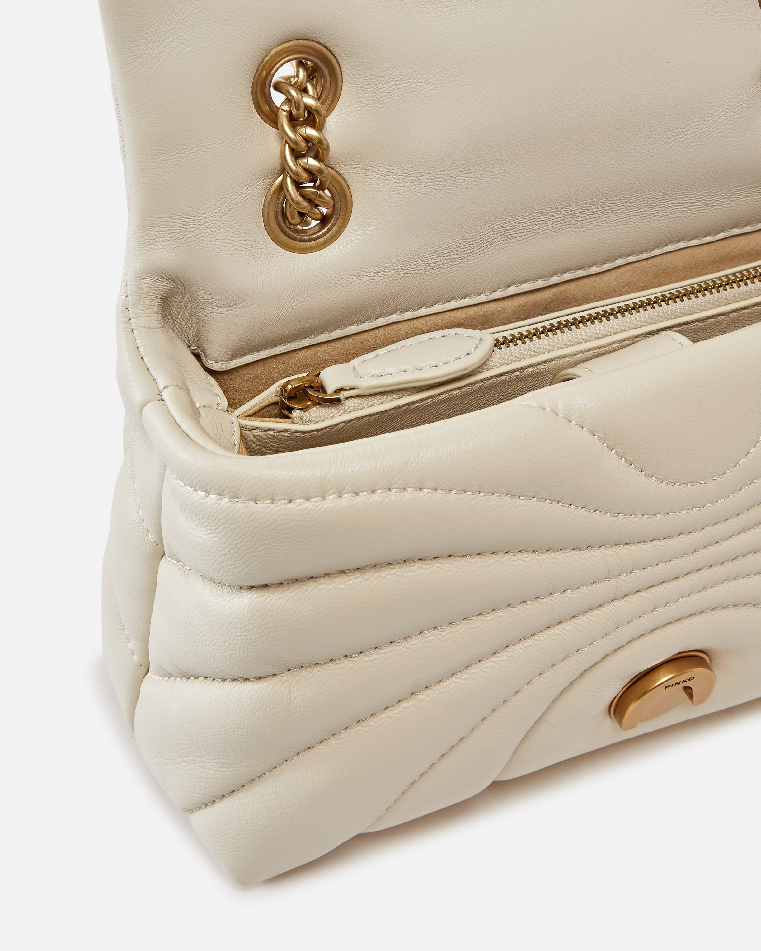 LOVE BAG PUFF BUTTERFLY MINI NAPPA LEATHER CROSSBODY BAG - 4
