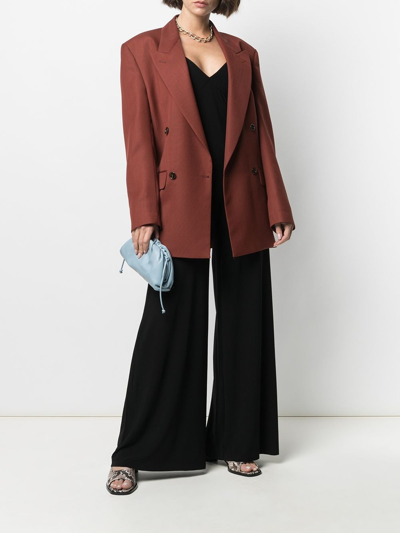 NORMA KAMALI plunging V-neck jumpsuit outlook