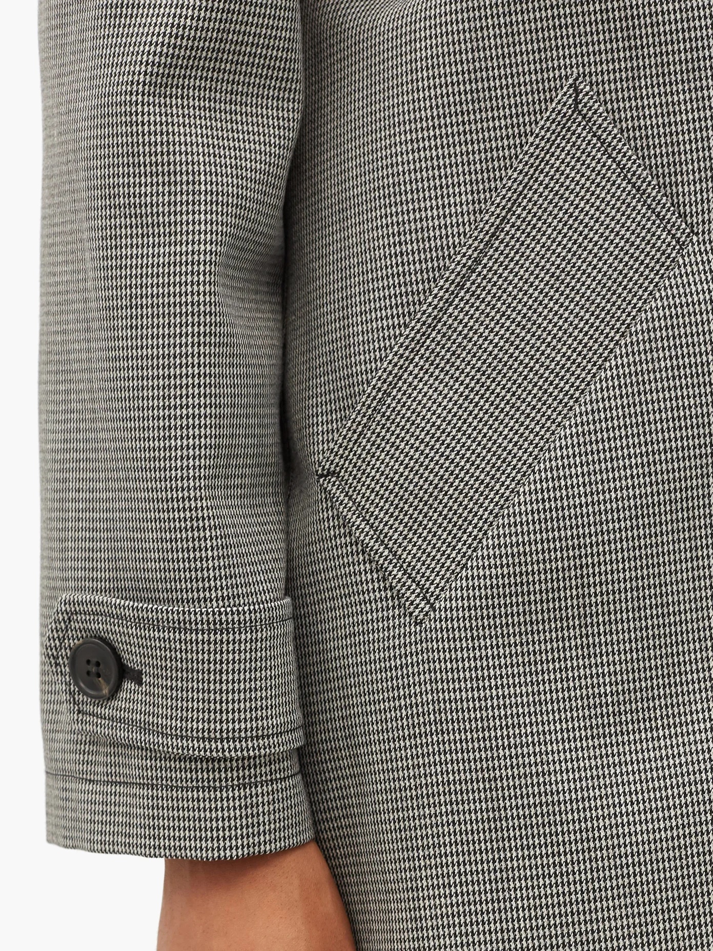 Dinard houndstooth-checked twill coat - 3