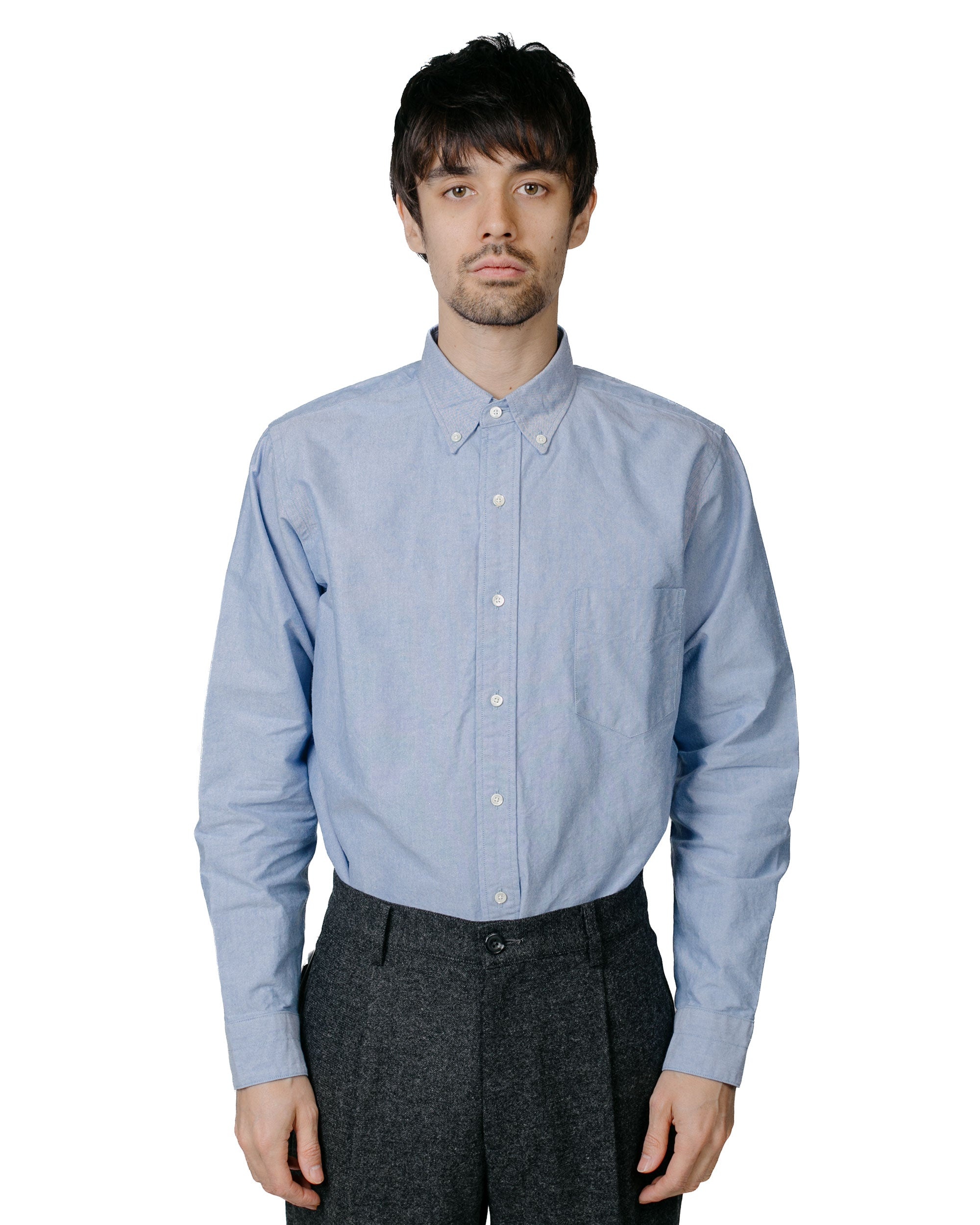 B.D. Classic Fit American Oxford Blue - 2