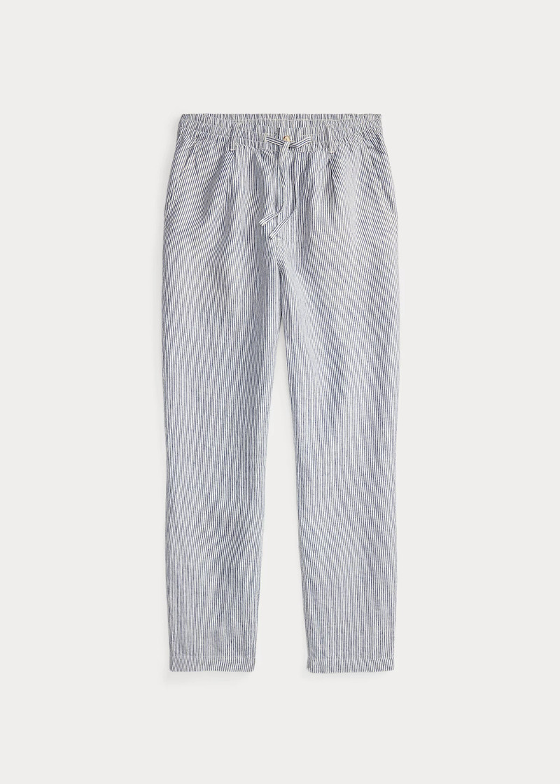 Lateef Slim Tapered Fit Linen Pant 1