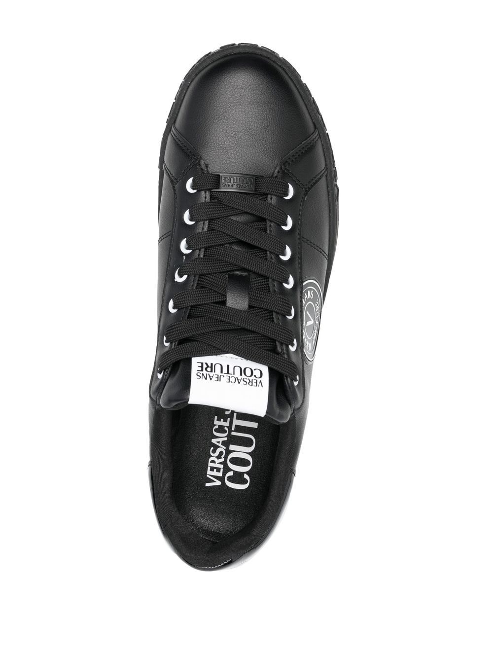 V-Emblem Court 88 leather sneakers - 4