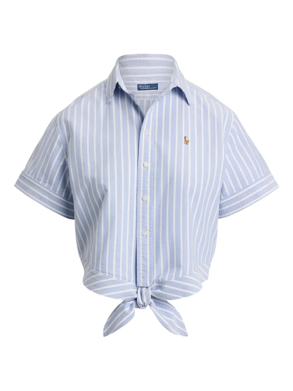 striped short-sleeve shirt - 1
