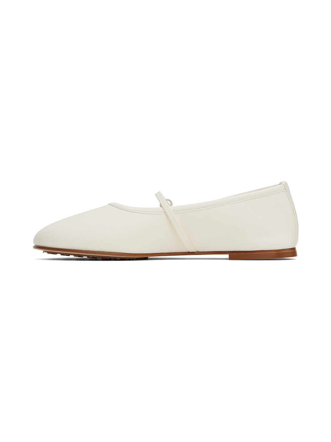 Off-White Balla Strap Ballerina Flats - 3