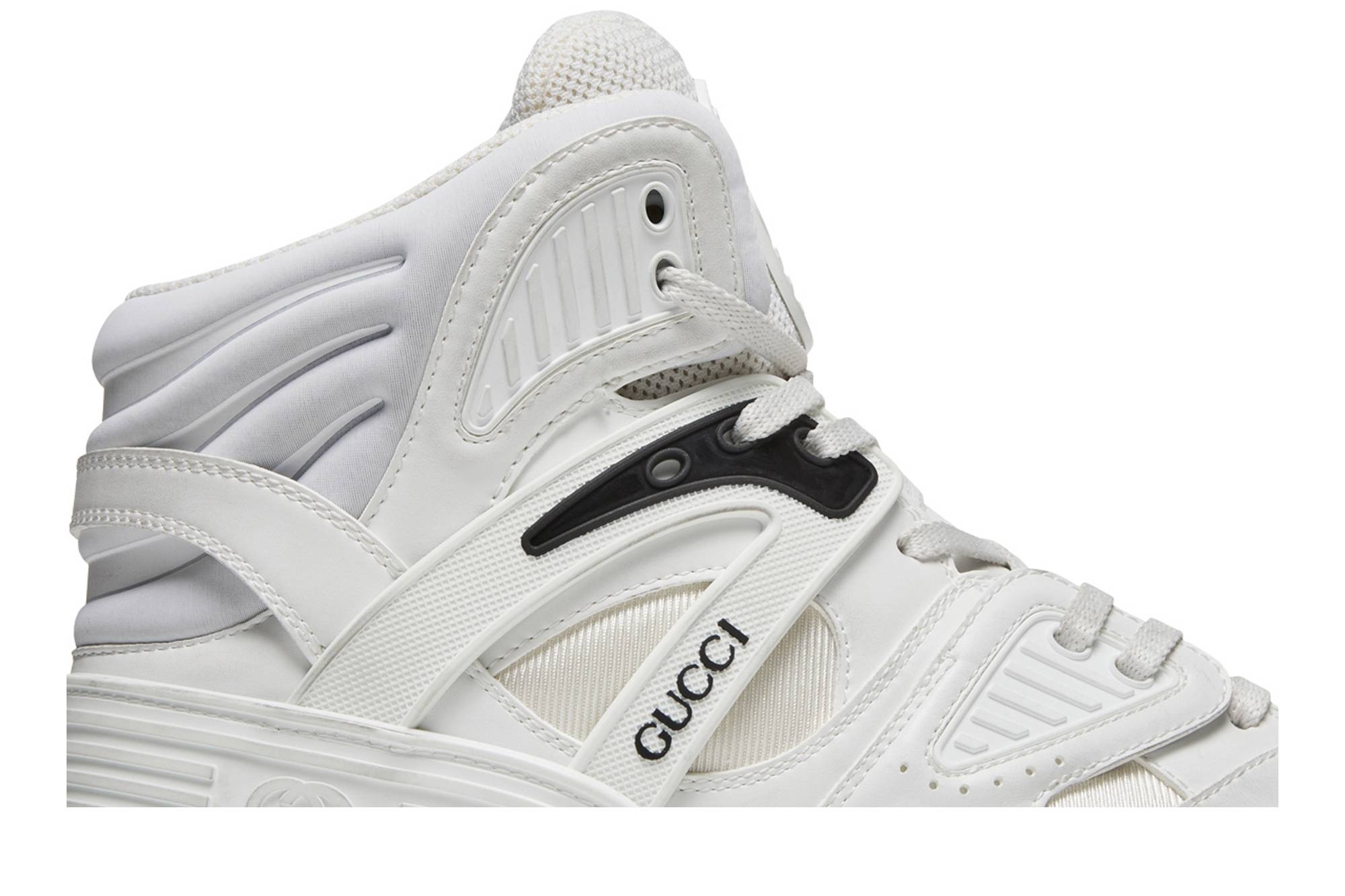 Gucci Basket High Sneaker 'White Blue' - 2