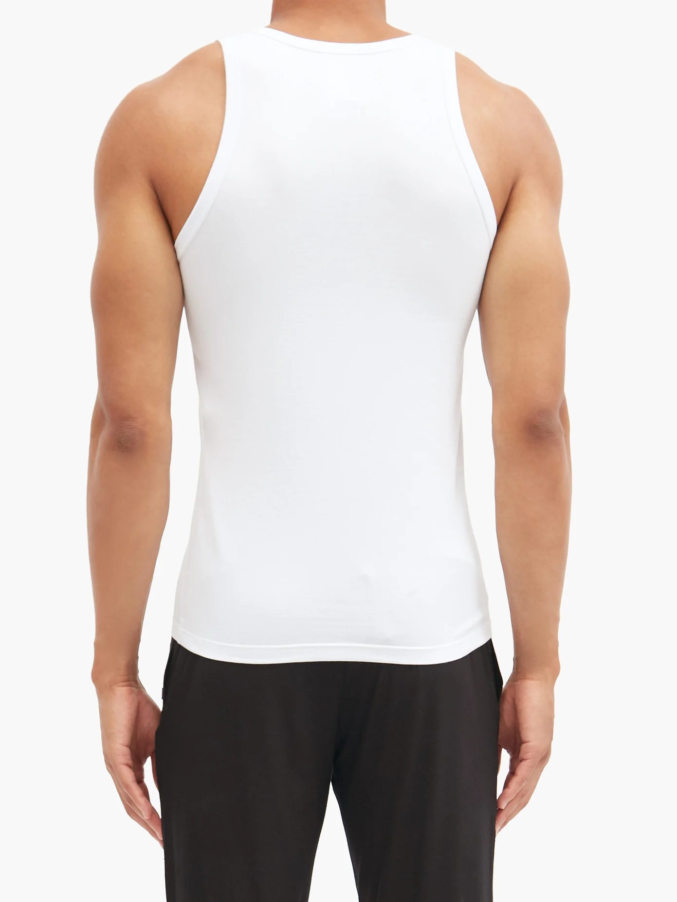 Medusa logo cotton-blend vest - 5