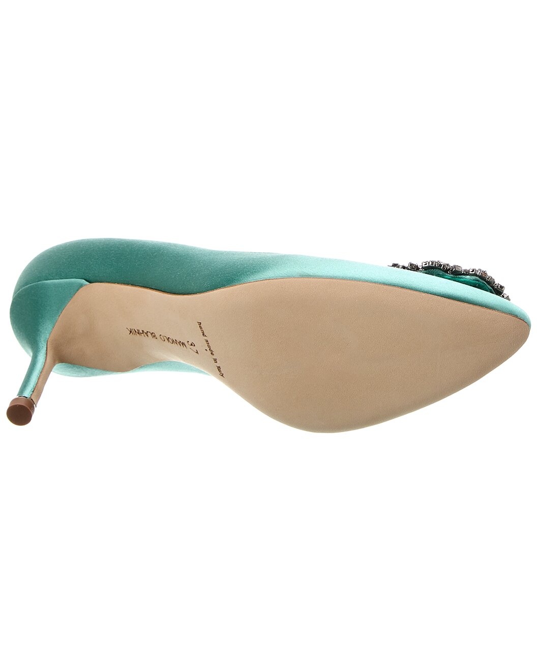 Manolo Blahnik Hangisi 90 Satin Pump - 4