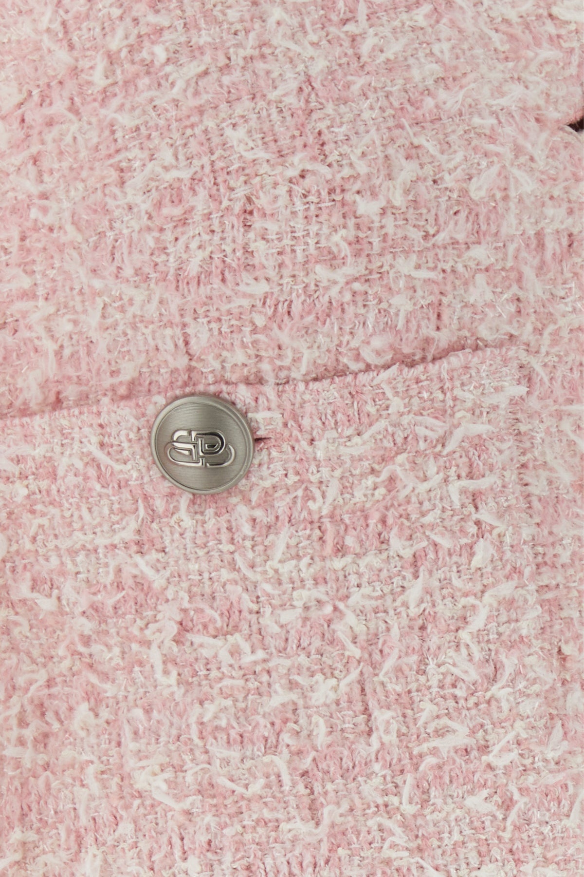 Pink tweed cardigan - 5