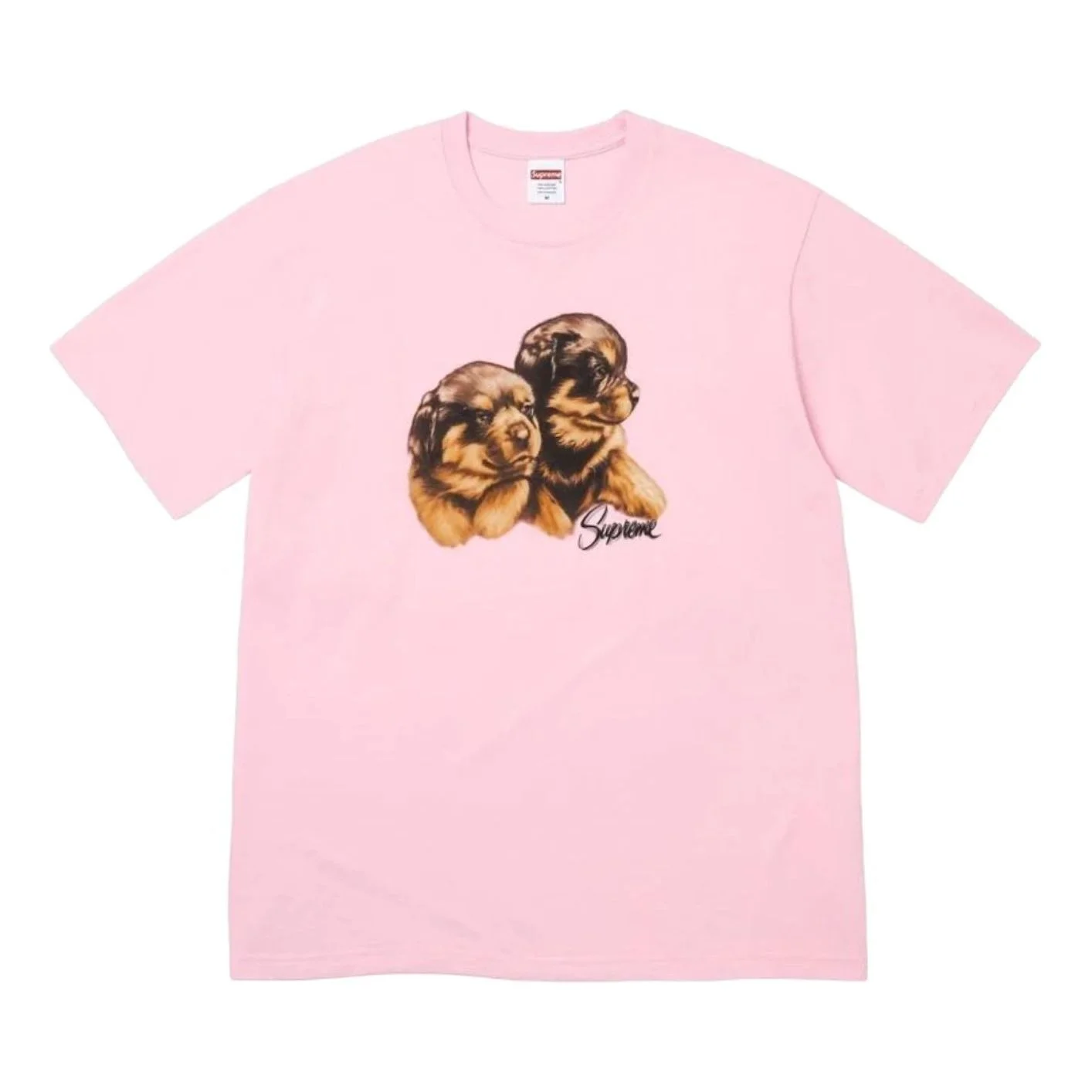 Supreme FW26 Puppies T-Shirt 'Light Pink' SUP-FW26-003-PNK - 1