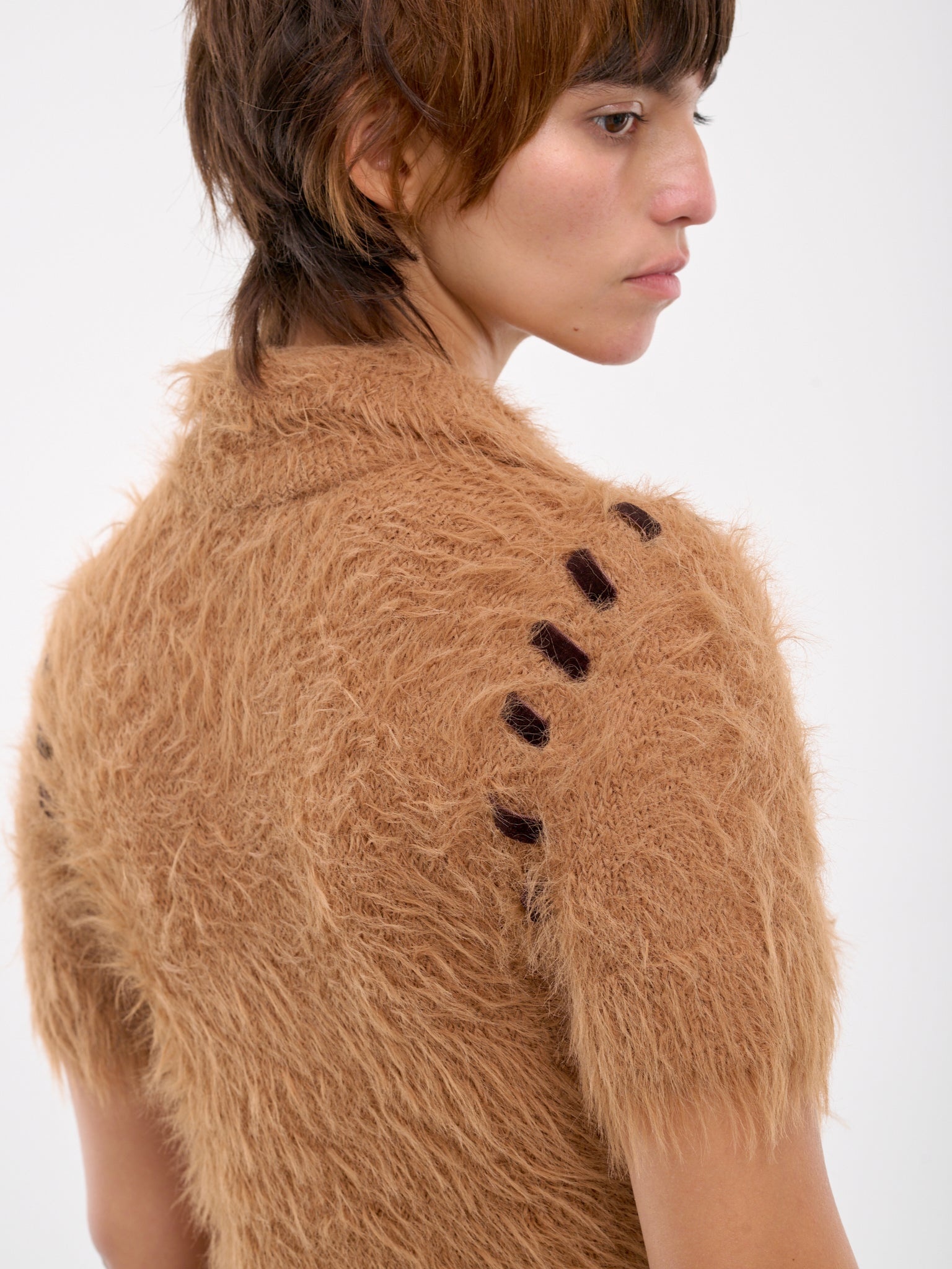 Bear Knit Polo Top - 4