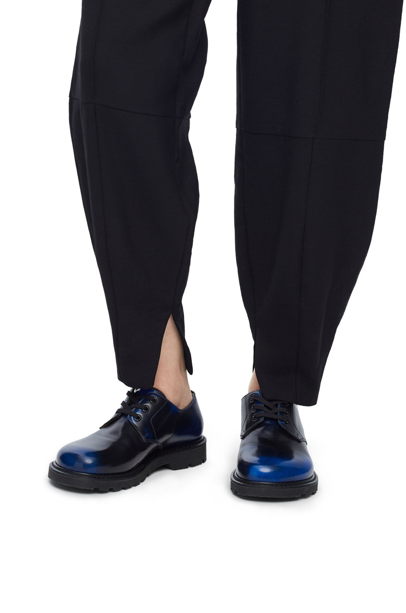 Loewe Blaze derby in bicolour brushed-off calfskin outlook