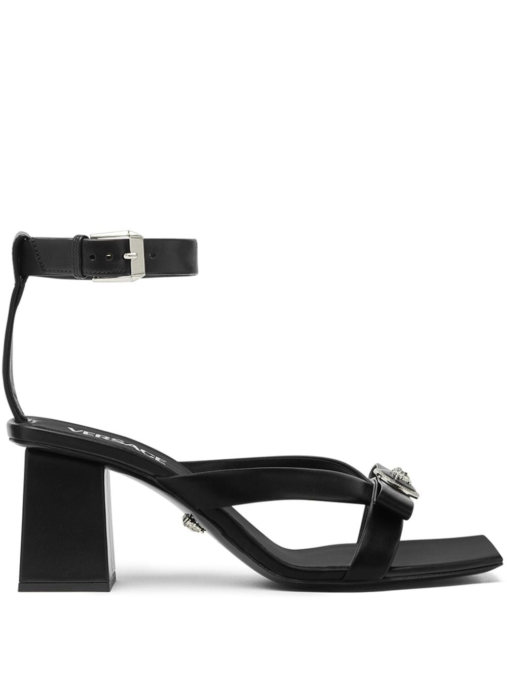 Medusa Head leather sandals - 1