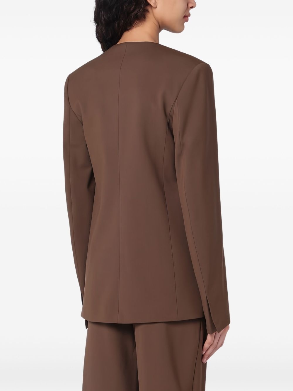 stretch-wool blazer - 4