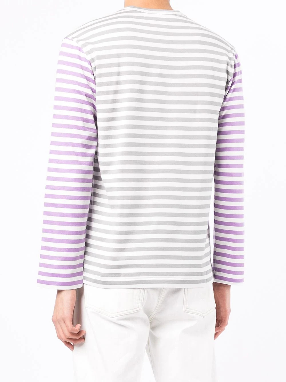 striped long-sleeve T-shirt - 4