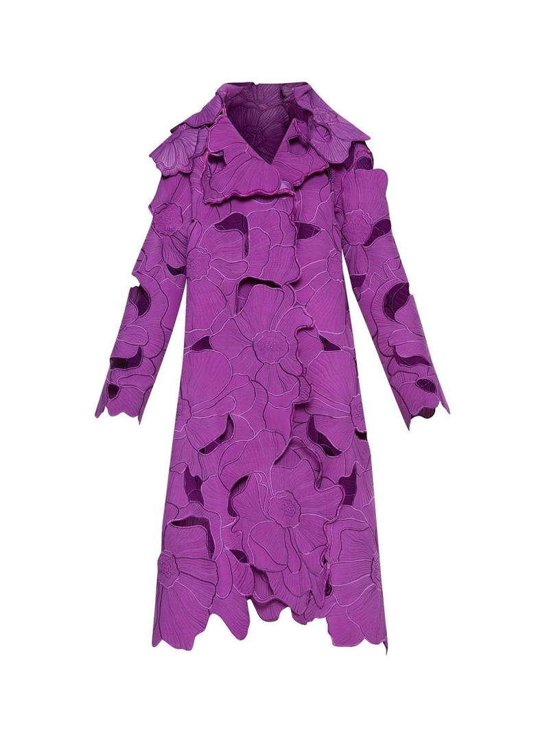 FLORAL CUTOUT COAT 1