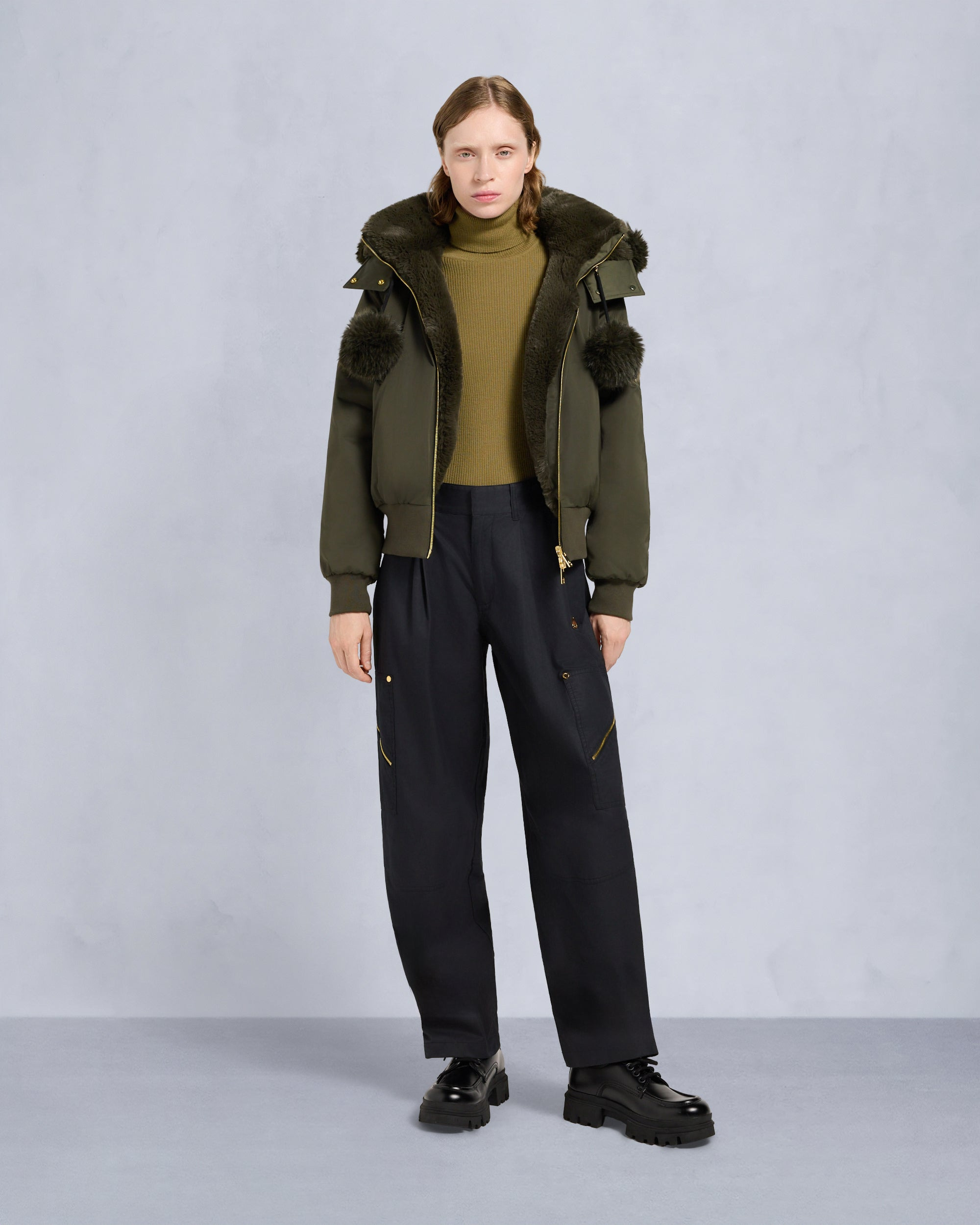 GOLD SERIES ORIGINAL SATIN DEBBIE BOMBER JACKET - 2