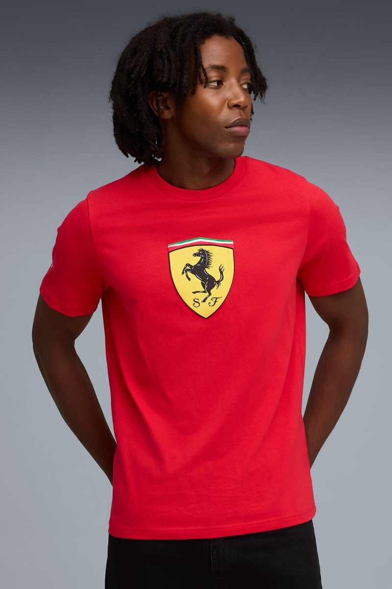 PUMA Ferrari Colored Shield Tee Men outlook