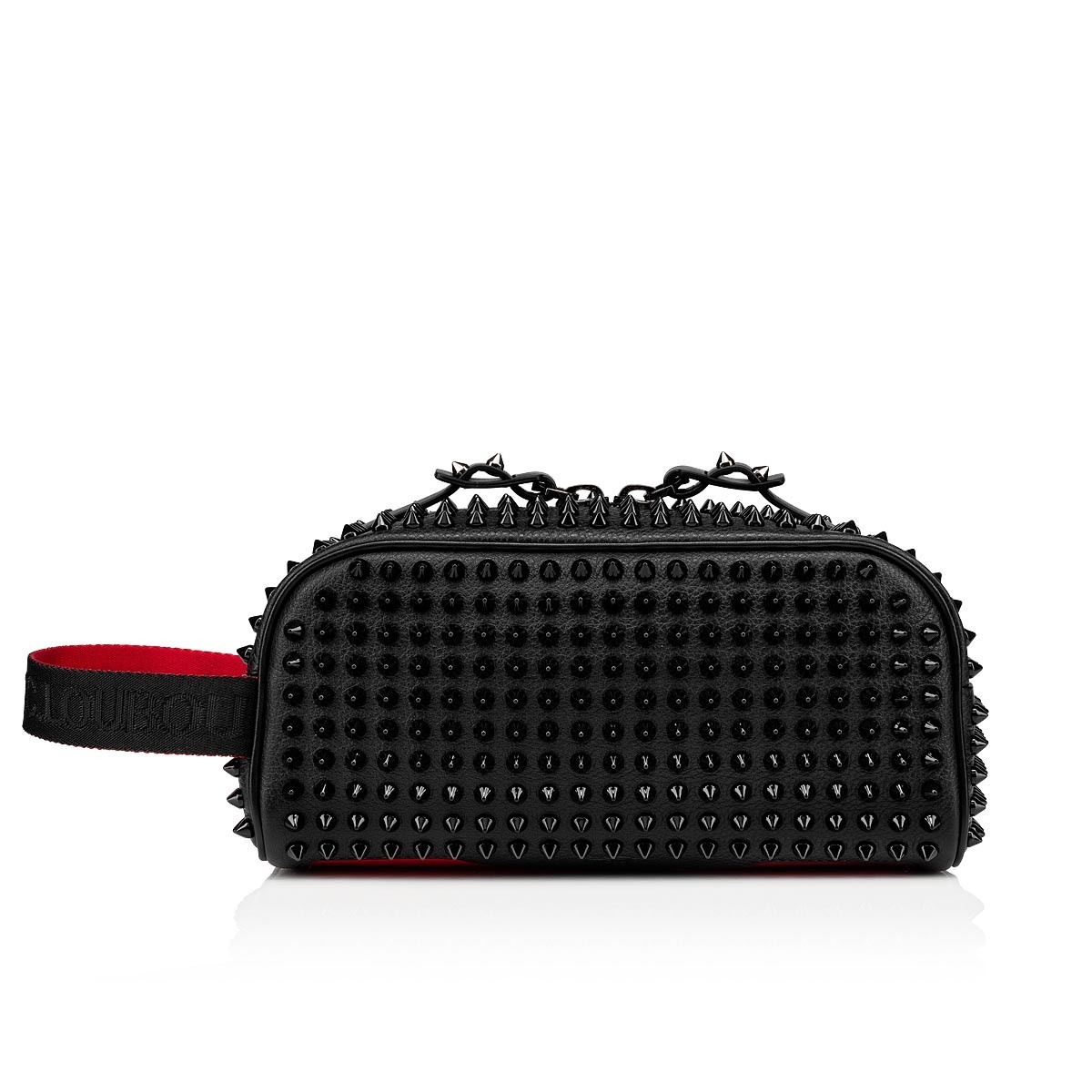 正規 CHRISTIAN LOUBOUTIN BLASTER Bag 1 Blaster - Pouch - Calf leather - Black - Christian Louboutin