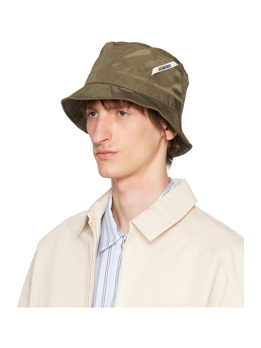 Khaki Le Chouchou 'Le bob Ovalie' Hat - 4