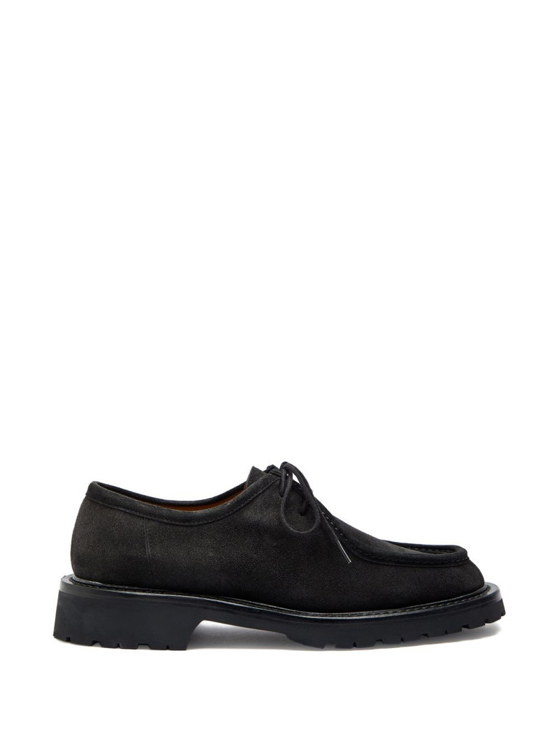 lace-up leather derby shoes 1