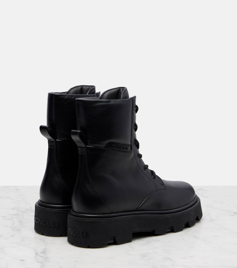 Aurea leather combat boots 2