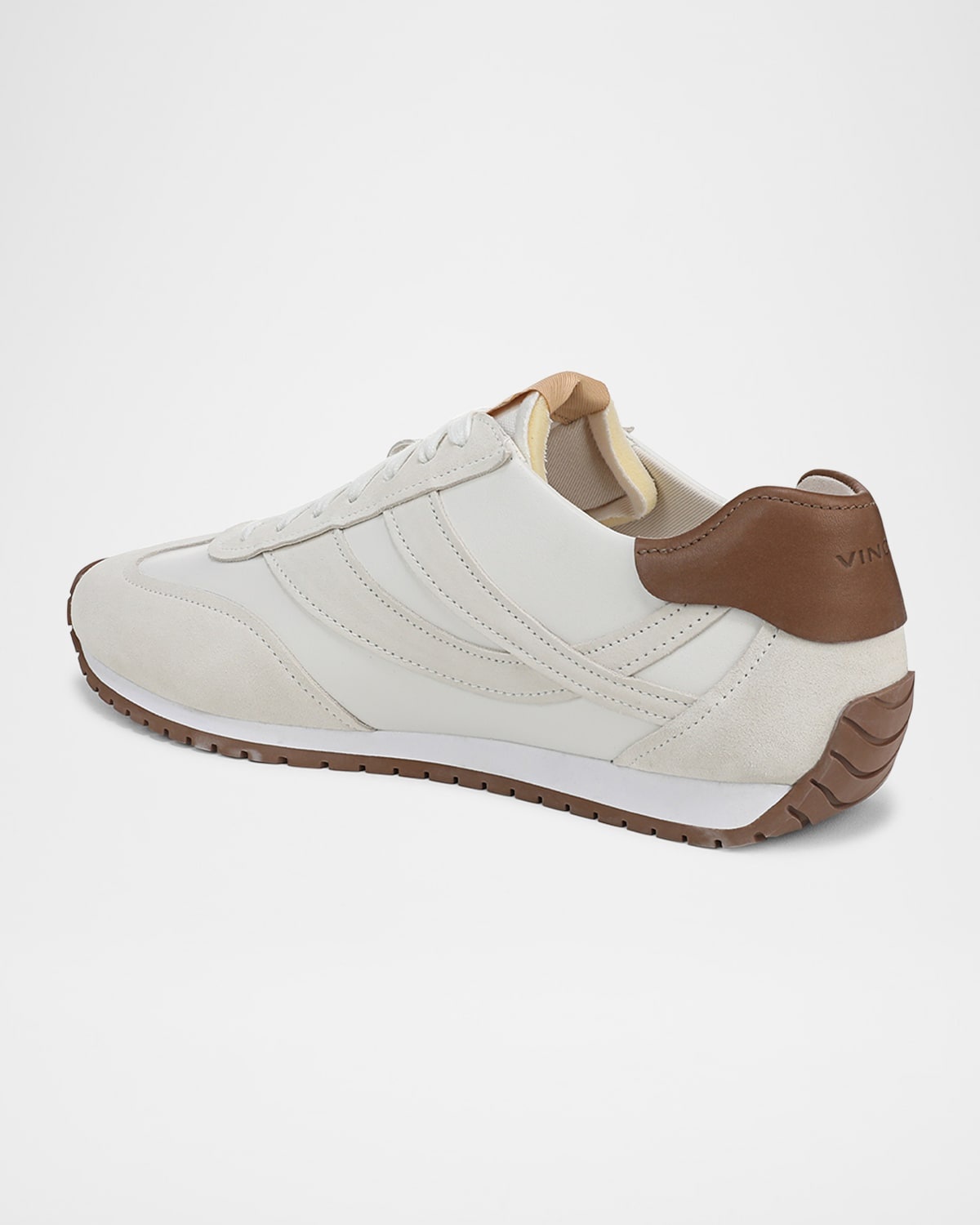 Men's Oasis Low-Top Leather Runner Sneakers - 3