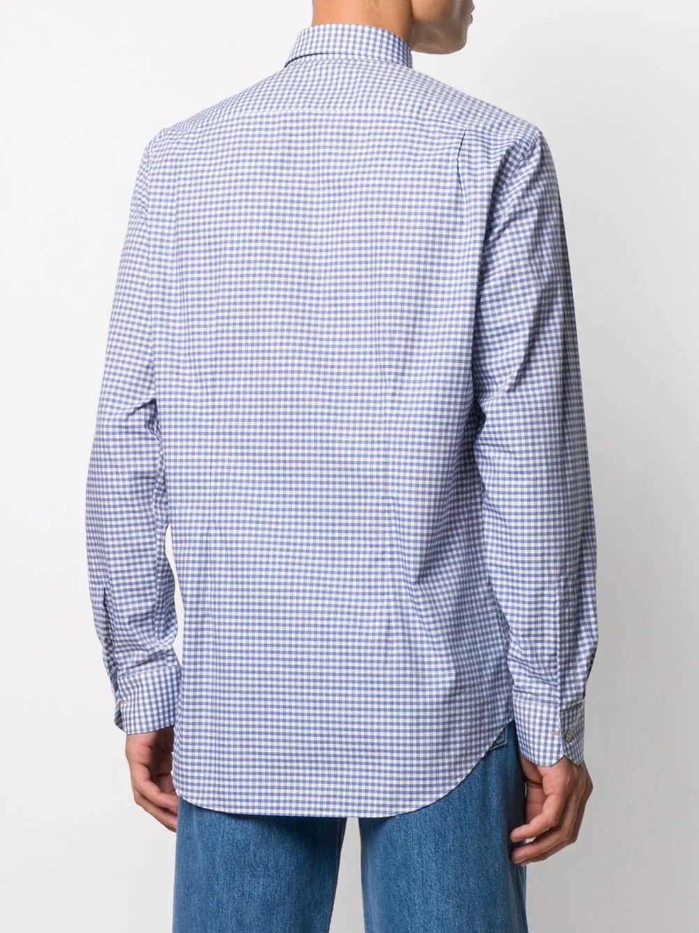 checked buttoned shirt - 4