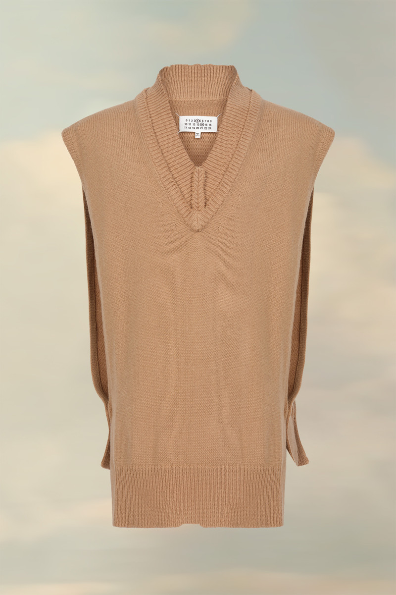 Layered Knit Vest 1