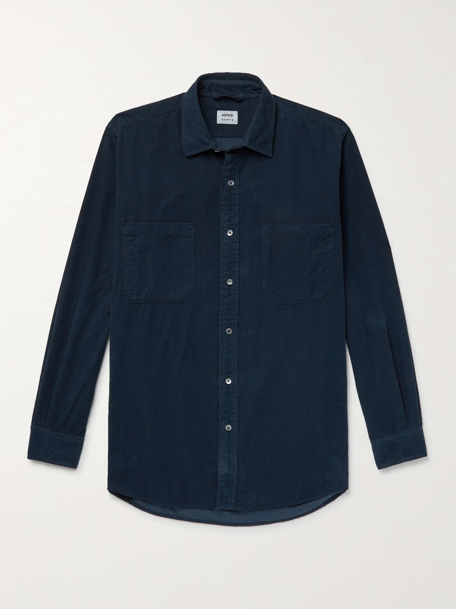 Garment-Dyed Cotton-Corduroy Shirt - 1