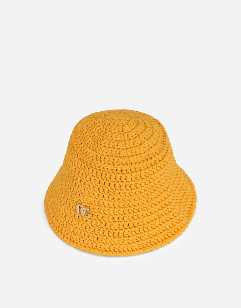 Dolce & Gabbana Crochet hat with DG logo outlook