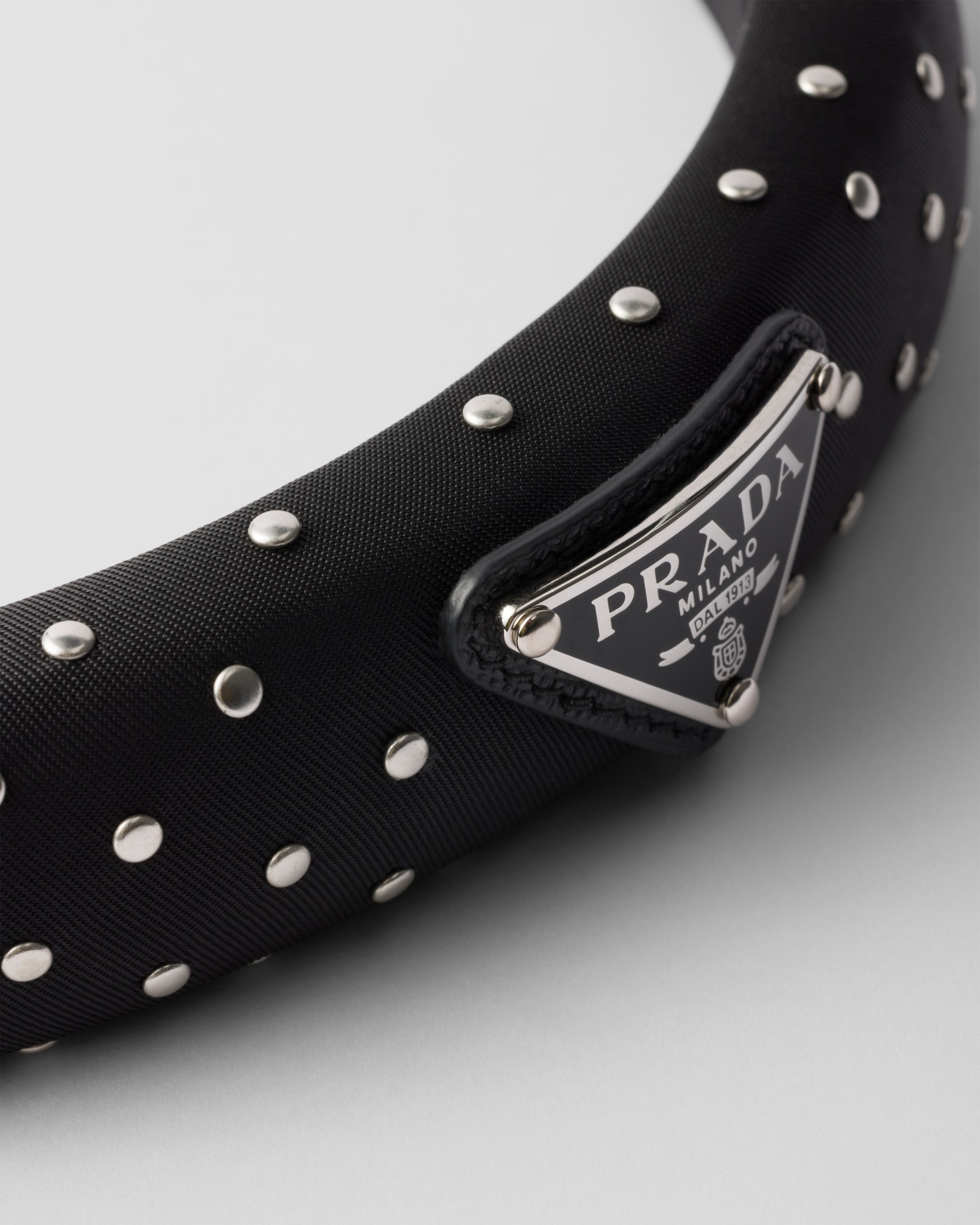 Studded Re-Nylon headband - 2