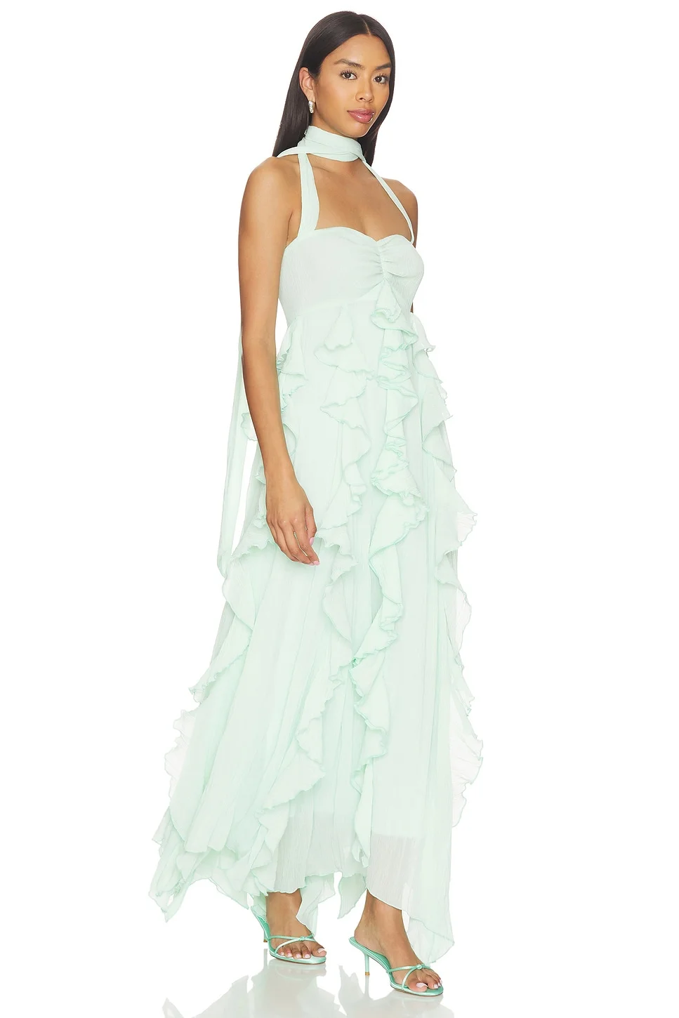 Gemma Ruffle Maxi Dress - 1