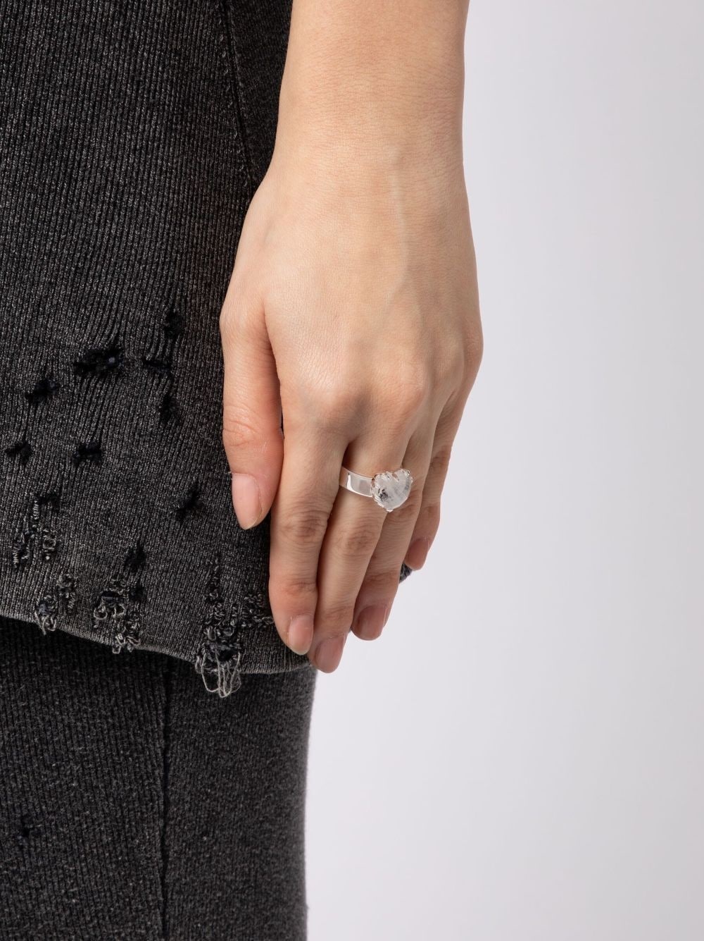 Love Claw moon stone ring - 2