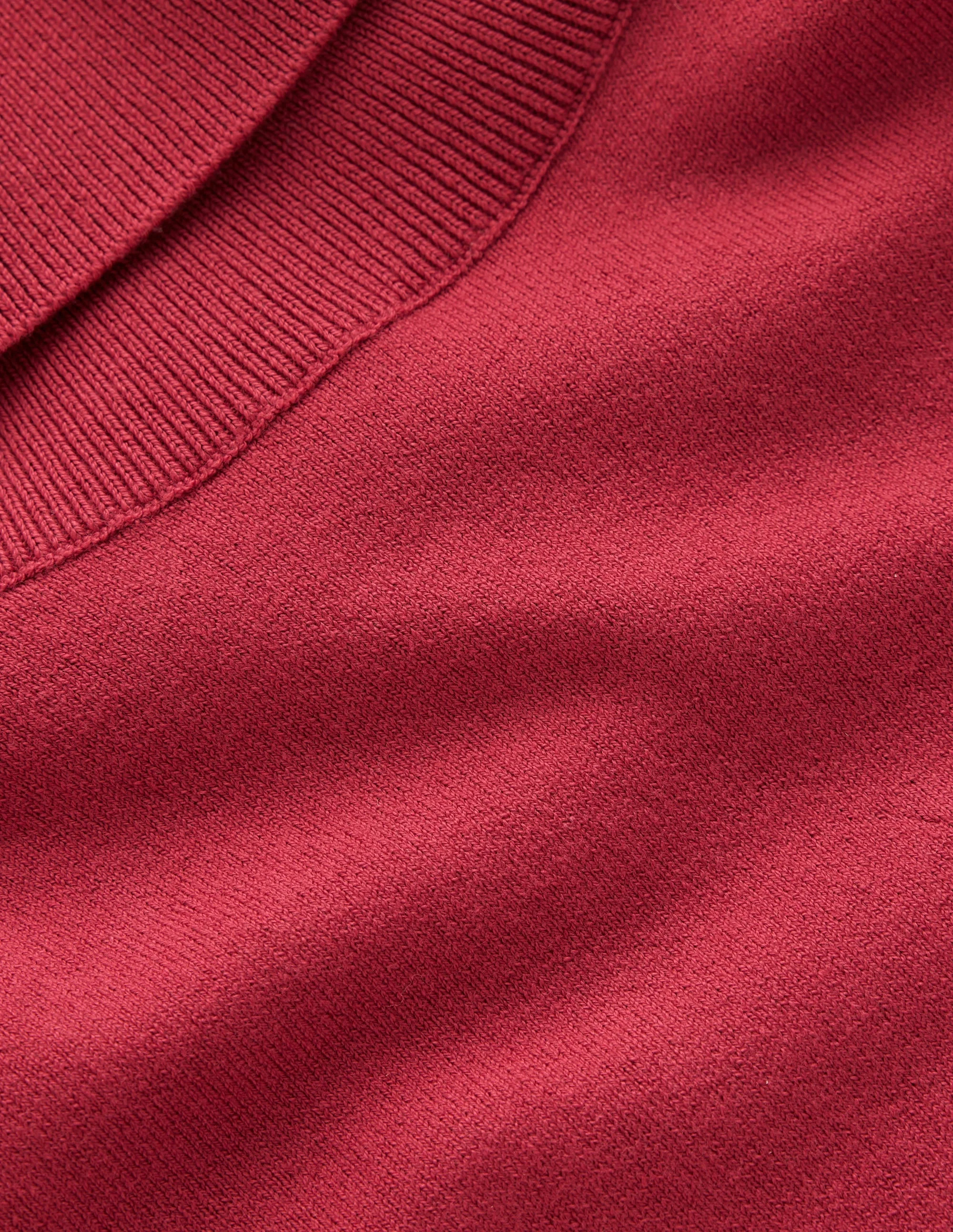 Camilla Roll Neck Sweater-Red Earth - 1