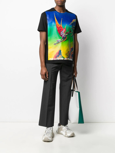 Valentino Dragon's Garden print T-shirt outlook