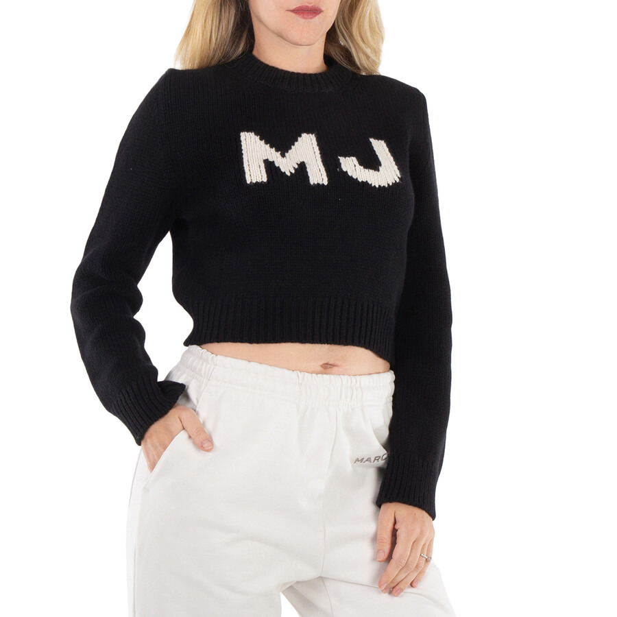 Marc Jacobs Black Wool The Shunken Sweater - 3