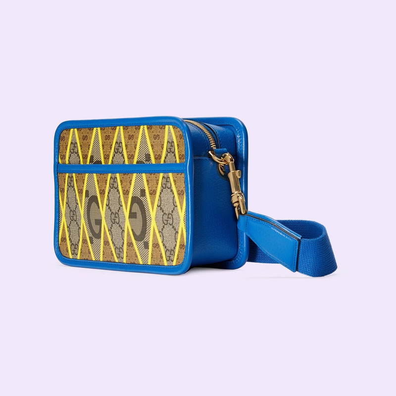 GG rhombus print mini bag 1