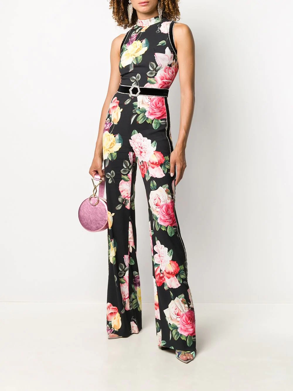 Selene floral wide-leg jumpsuit - 2