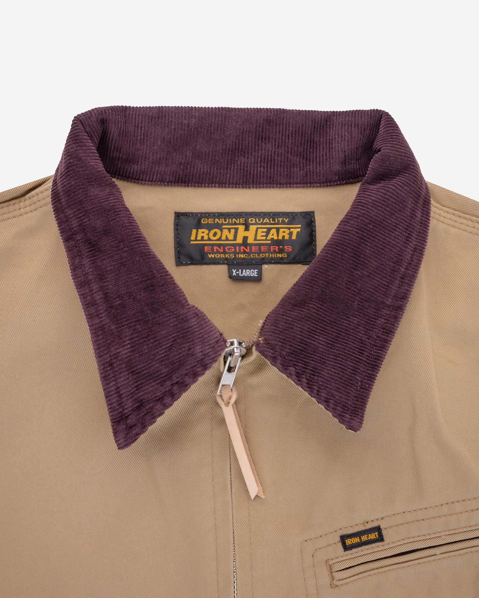 IHJ-144-BEI 12oz Kurashikizome® Twill Work Jacket - Beige - 5