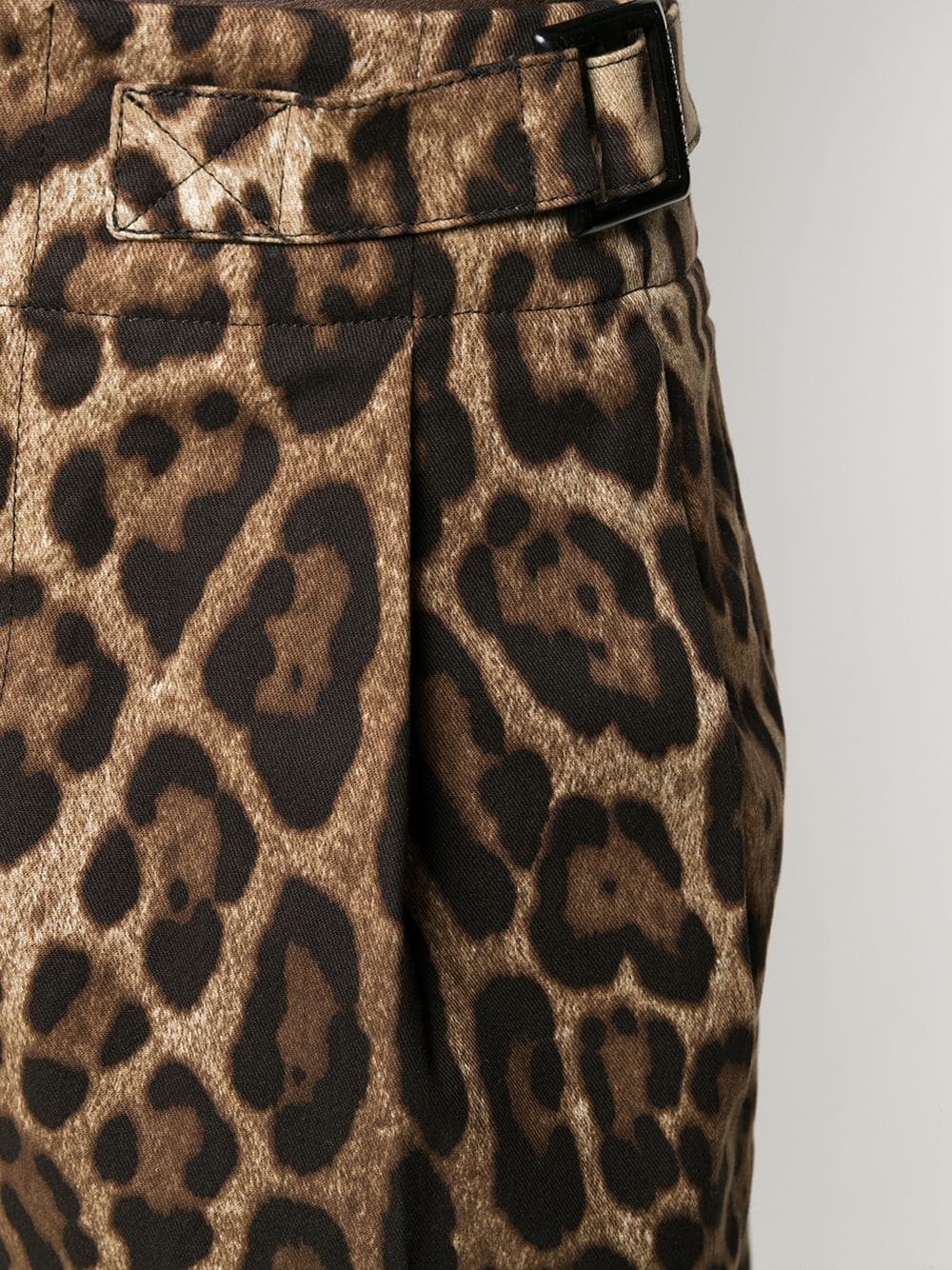 leopard print Bermuda shorts - 5