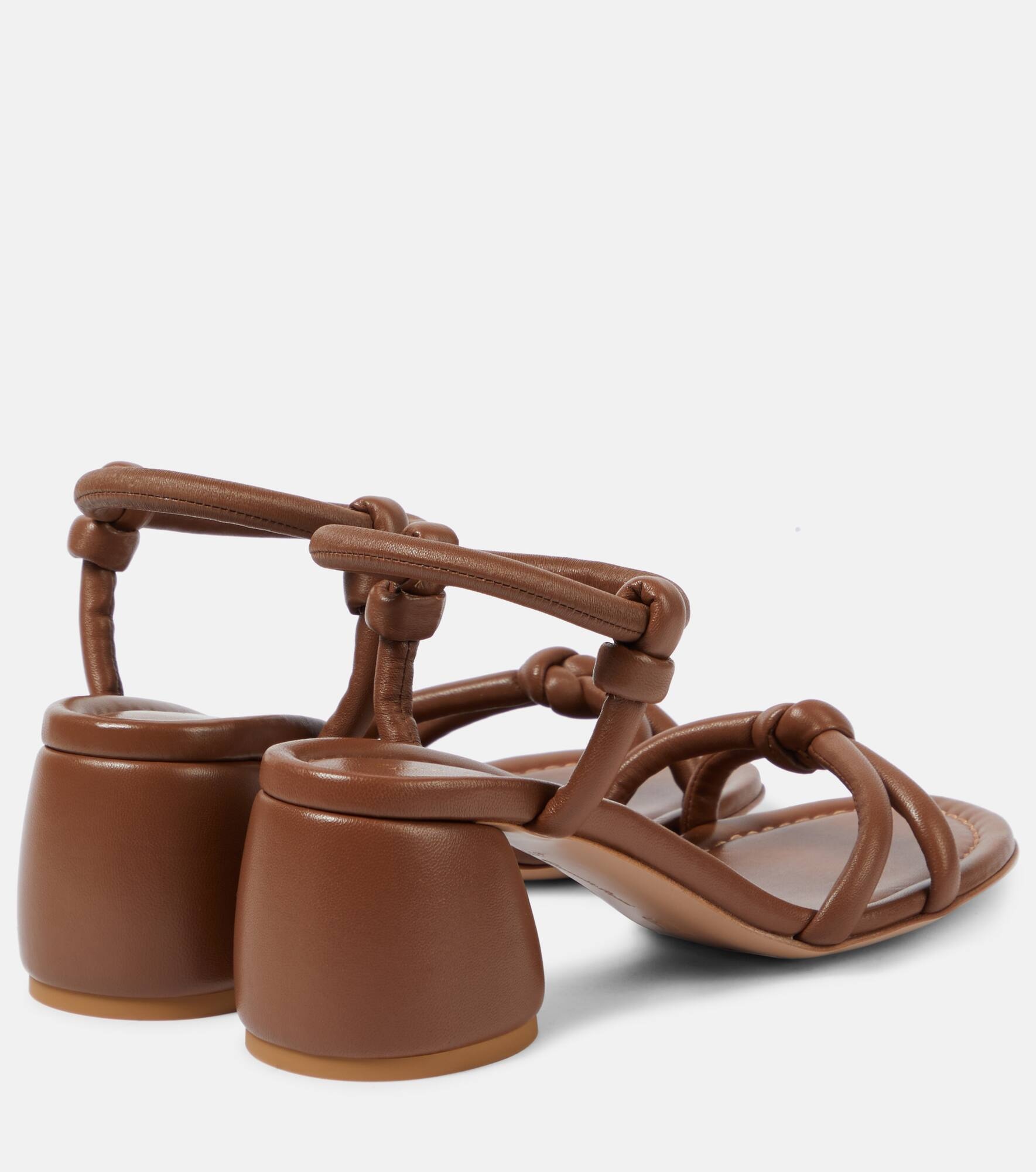 Cassis 60 leather sandals - 3