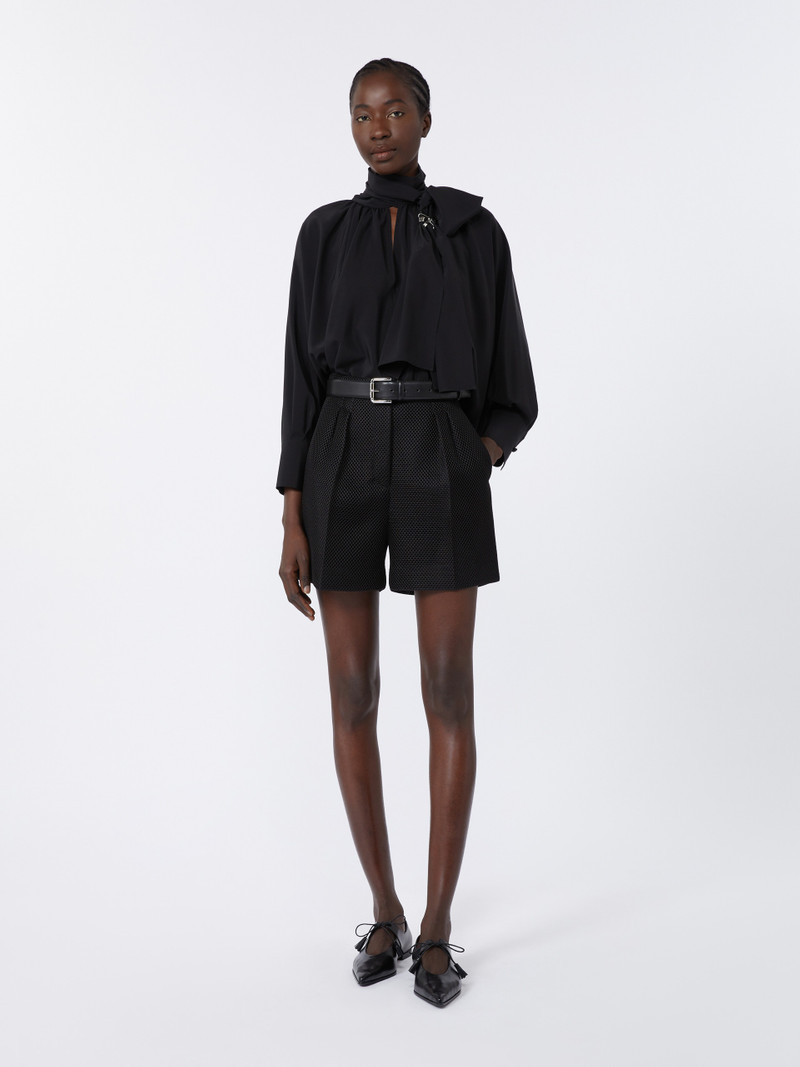 Max Mara AVENA Technical mesh shorts outlook