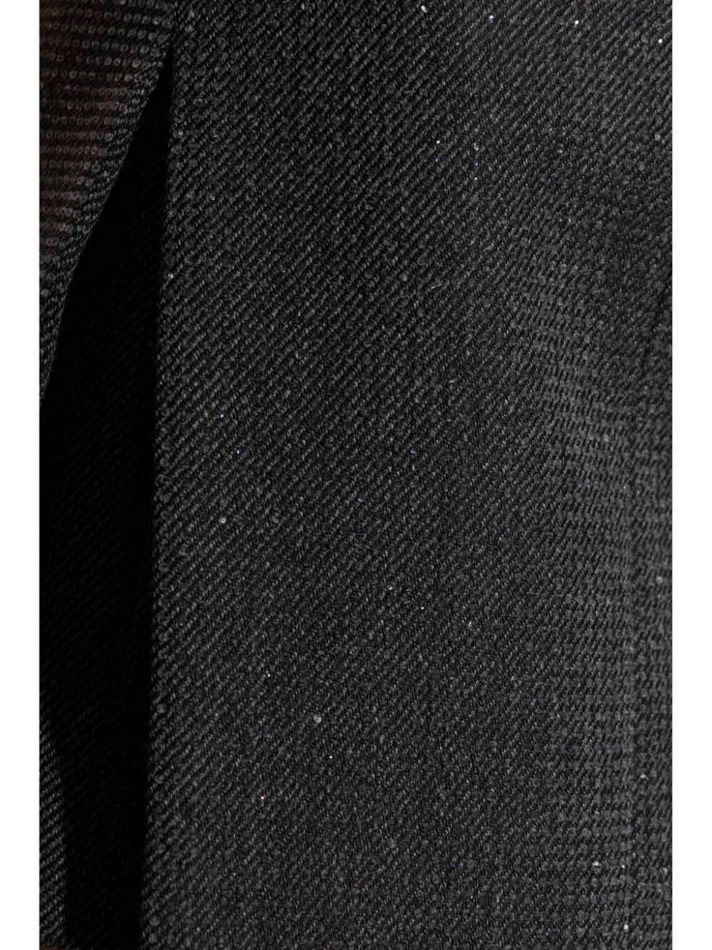 crystal-embellished wool mini dress - 5
