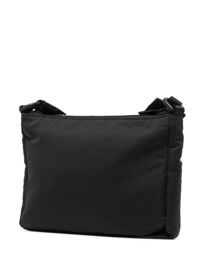brushed logo messenger bag - 3