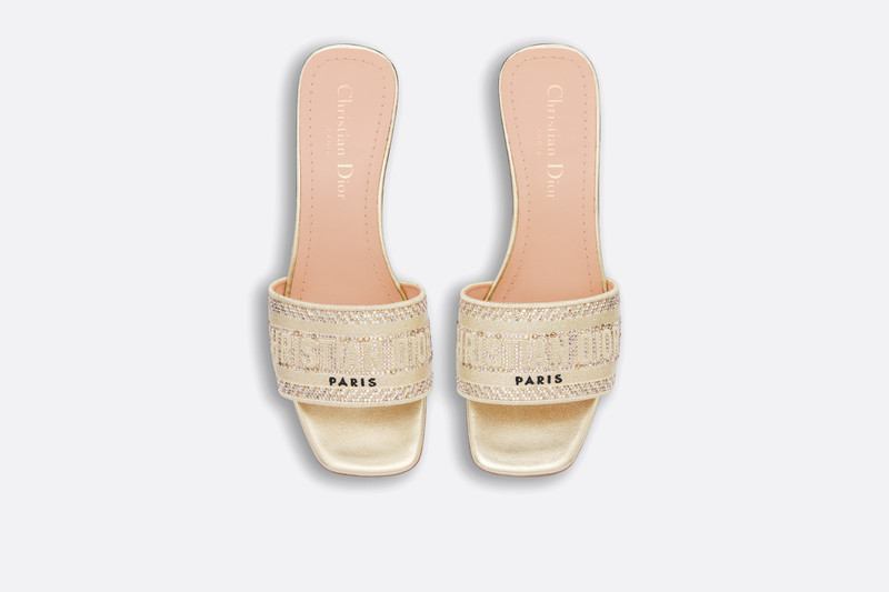 Dior Or Dway Heeled Slide 5