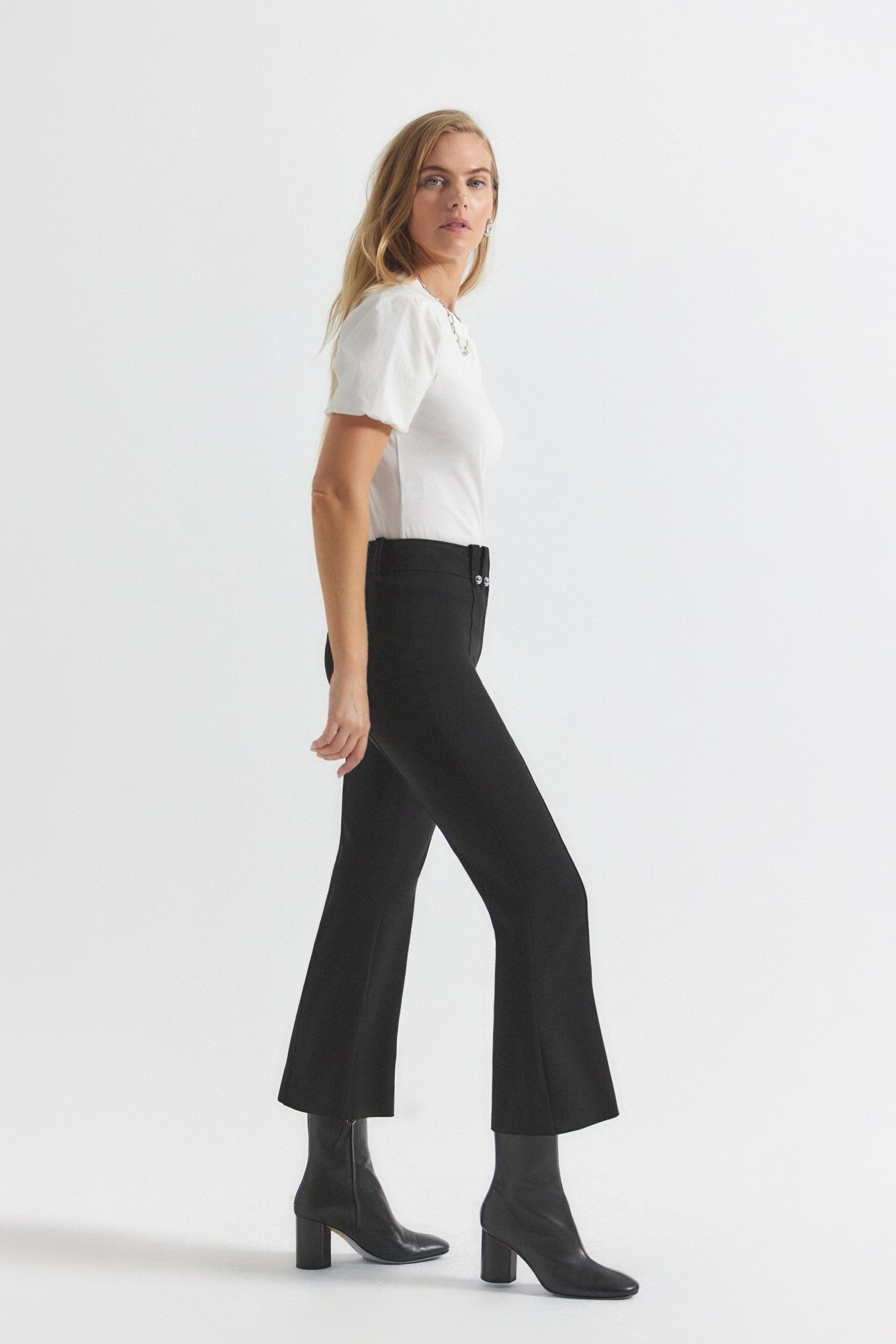 DAWSON CROP FLARE TROUSER - 3
