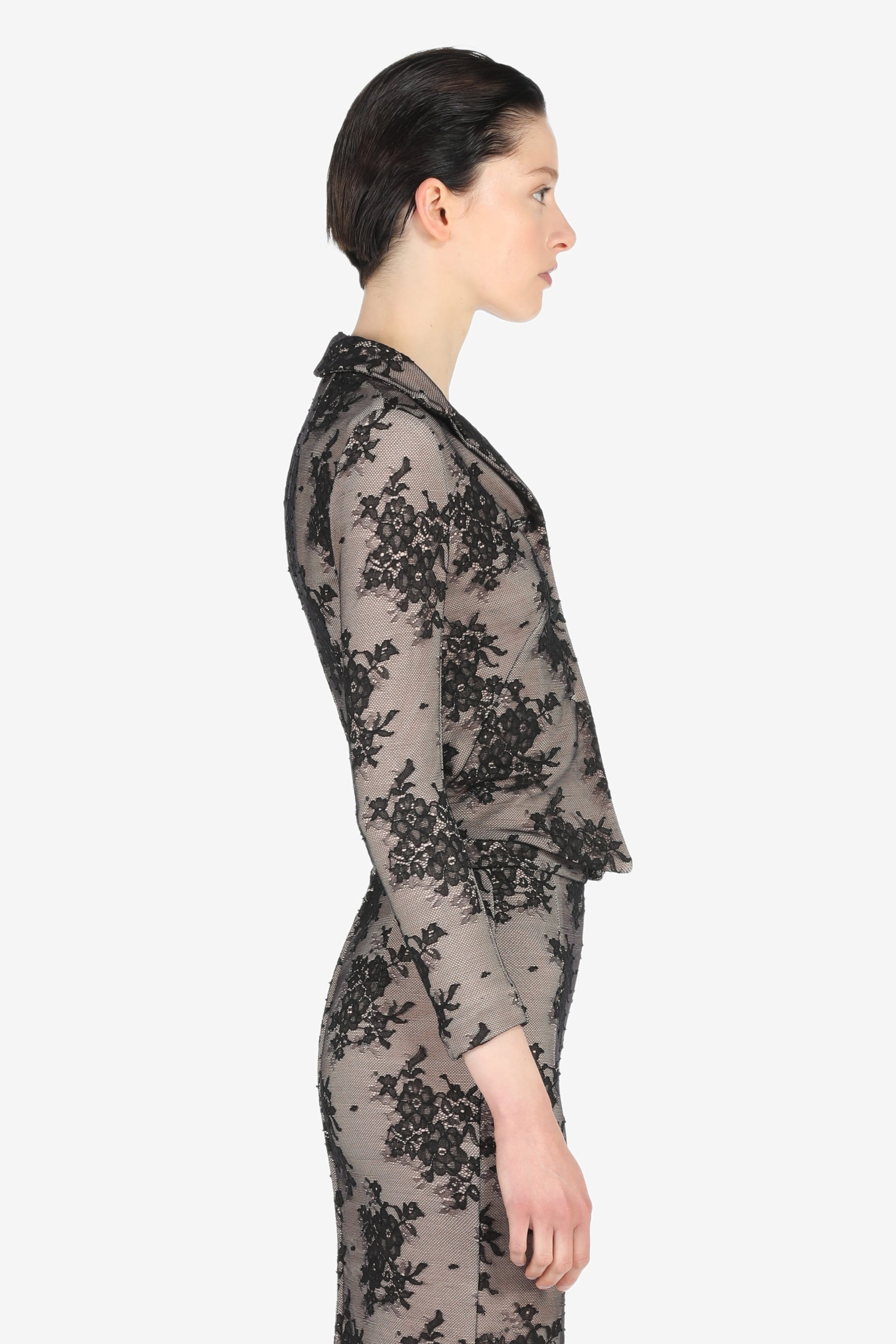 TAILORED LACE JACKET - 3